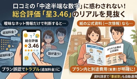 【口コミ3.46の真相】よりそうお葬式の低評価の理由はなぜ？元コンサルが暴く「プラン誤認」の実態と回避策