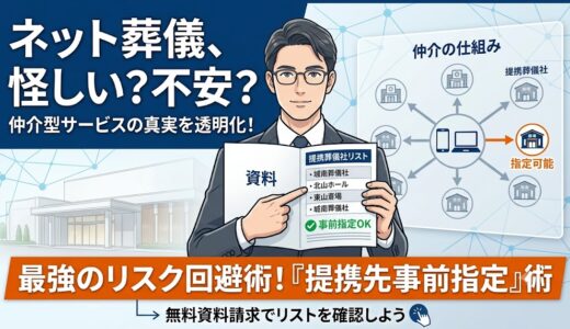【実態がなくて怪しい？】ネット葬儀会社「仲介型サービス」の仕組みを透明化！