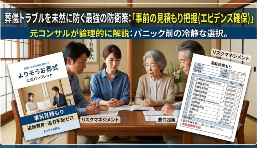 【クレーム事例から学ぶ】葬儀トラブルの9割は「追加費用と遠方斎場」。元コンサルが教える最強の事前対策